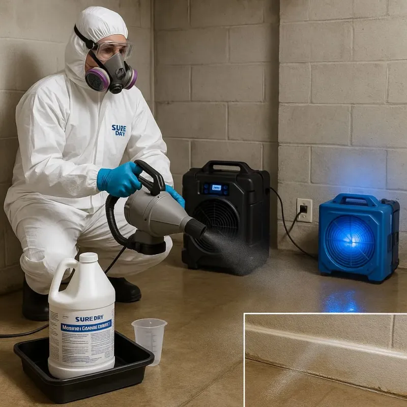 Sanitization and Odor Removal process in Fernway, PA